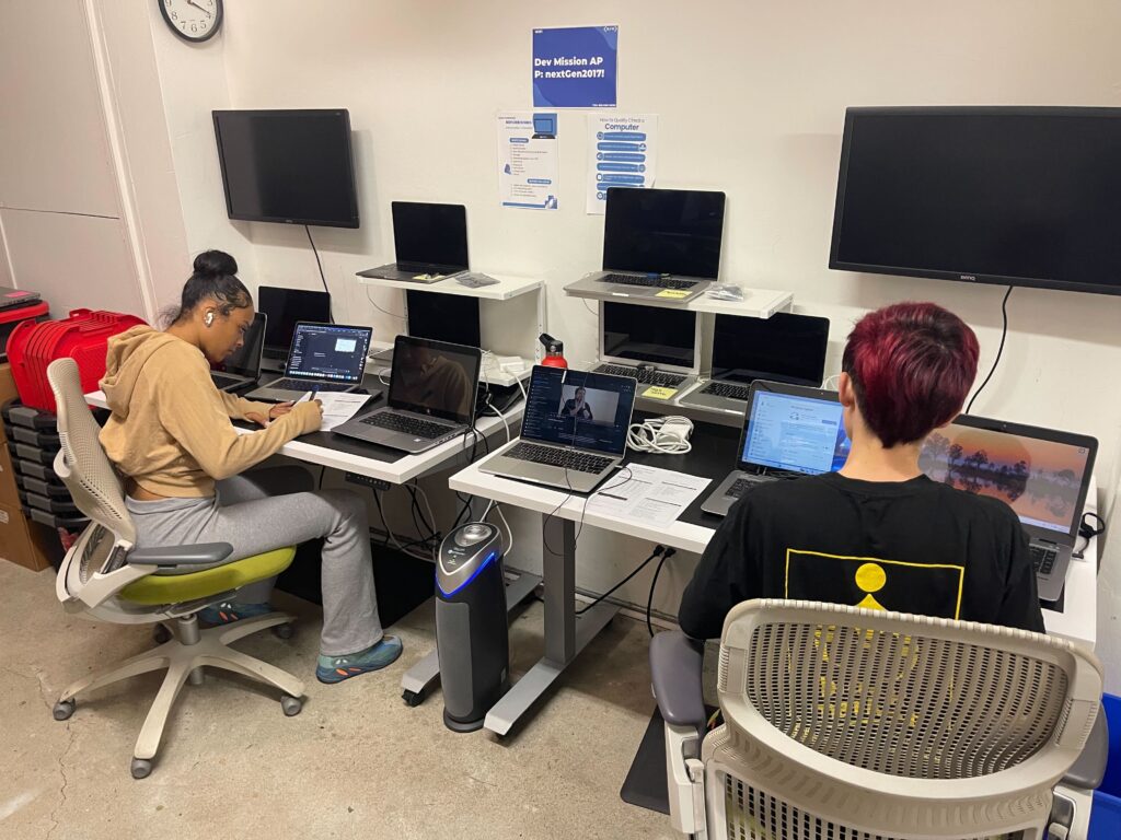 January Updates: Trainees refurbishing computers